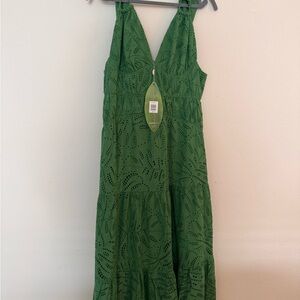 FARM Rio Green Maxi Dress